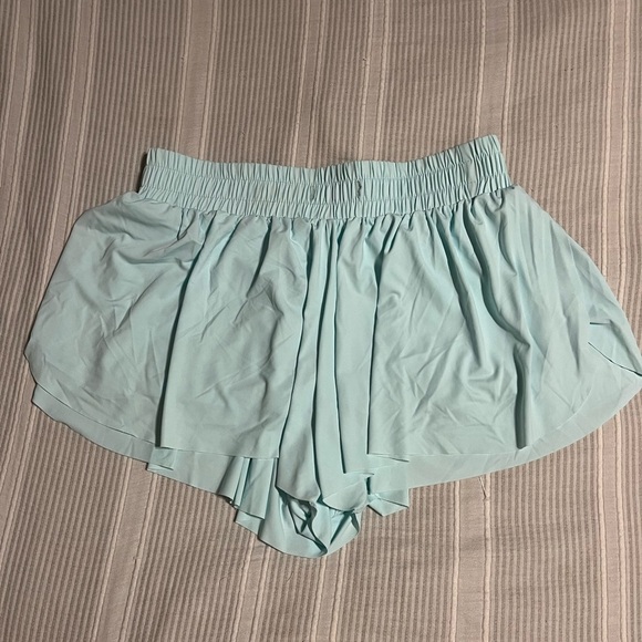 Pants - Light Blue Women's Shorts